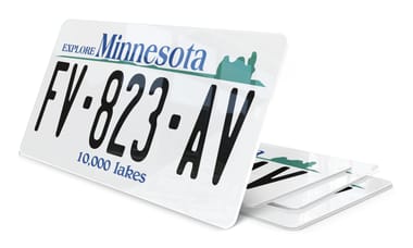 Plaque immatriculation Minnesota USA 30x15cm