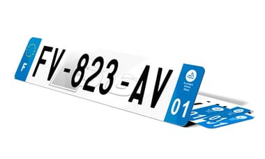 Plaque d'Immatriculation Décorative Audi S6