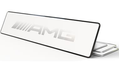 Plaque immatriculation Mercedes AMG