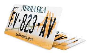 Plaque immatriculation Nebraska USA 30x15