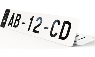 Plaque immatriculation Portugal noire 2020