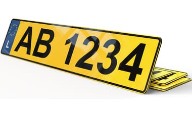 Plaque immatriculation Luxembourg