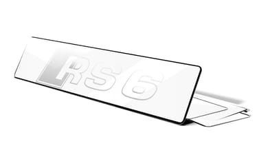 Plaque d'Immatriculation Décorative Audi RS6