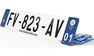 Plaque immatriculation Raison Sociale Garage