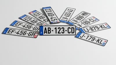 Prix d'une plaque d'immatriculation : le guide complet 2026