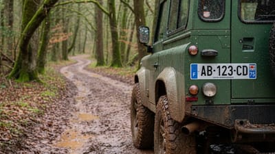 Plaque 4x4 et tout-terrain : quel format et quelle résistance