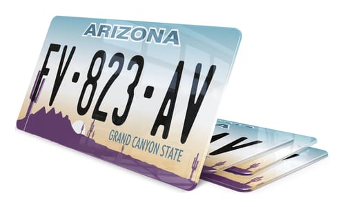 Plaque immatriculation Arizona USA 30x15cm
