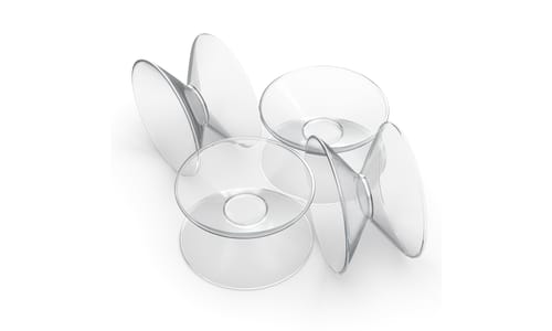 Lot de 4 ventouses Double face