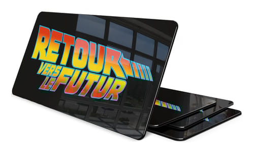 Plaque décorative Retour vers le Futur