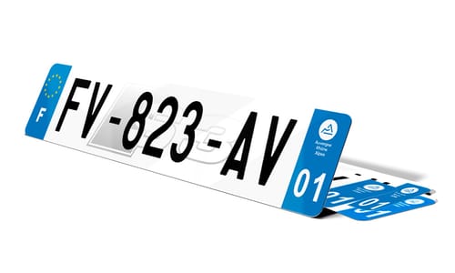Plaque d'Immatriculation Décorative Audi S3