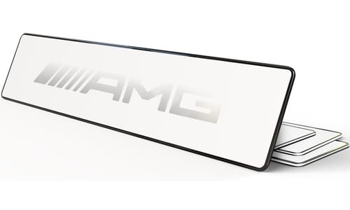 Plaque immatriculation Mercedes AMG