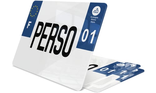 Plaque immatriculation Camion Personnalisée 27,5x20 1 ligne