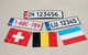 Plaques Suisse, Belgique, Luxembourg : les différences avec la France