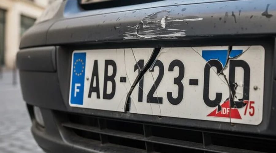Plaque cassée ou abîmée : que faire et combien ça coûte
