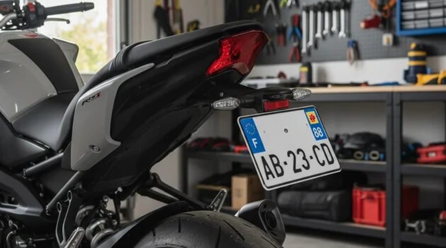 Plaque moto : tout ce qui change en 2026