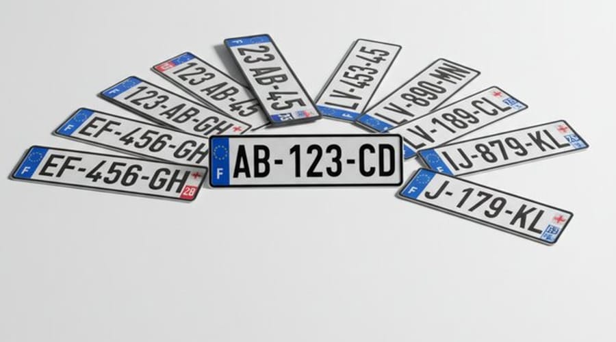 Prix d'une plaque d'immatriculation : le guide complet 2026