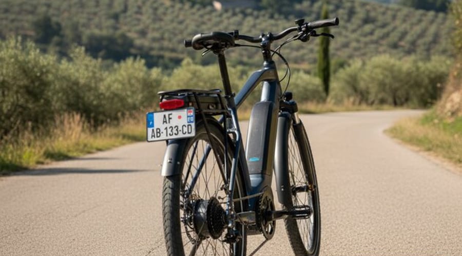 Plaque vélo électrique et speedbike : obligation ou pas ?