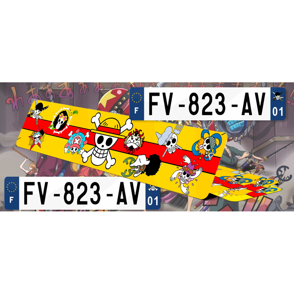 Plaques D'immatriculation USA 02 Décalcomanies 1/43 - 90x74mm - INTERDECAL