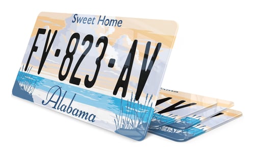 Plaque immatriculation Alabama Sweet Home USA 30x15