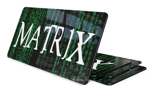 Plaque décorative Matrix personnalisable