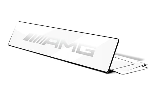 Plaque immatriculation Mercedes AMG