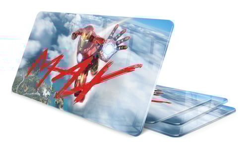 Plaque prénom IronMan Volant
