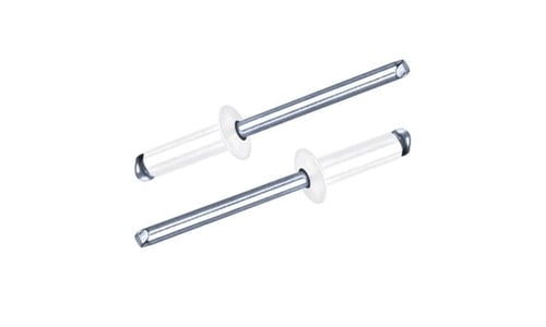 Lot de 2 rivets Blancs