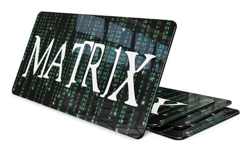 Plaque décorative Matrix personnalisable 2