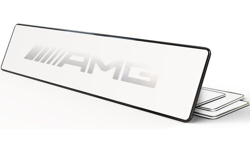 Plaque immatriculation Mercedes AMG