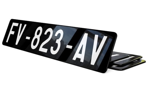 Plaque immatriculation Collection 45,5x10 cm