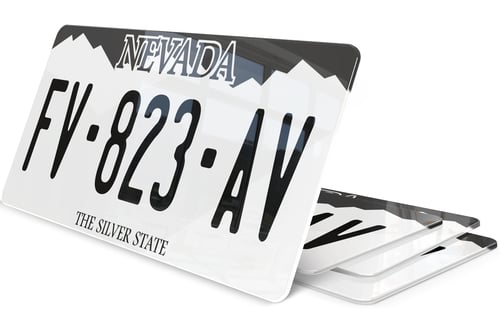 Plaque immatriculation Nevada 3 USA 30x15cm