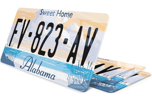 Plaque immatriculation Alabama Sweet Home USA 30x15