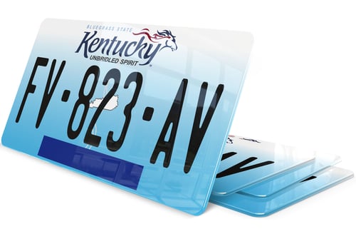 Plaque immatriculation Kentucky USA 30x15