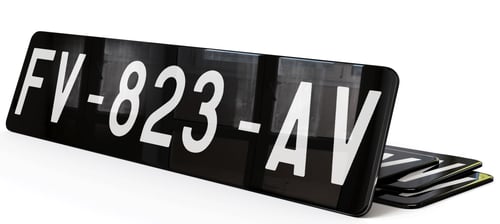 Plaque immatriculation Collection 27,5x7,5 cm