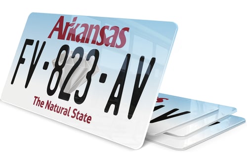 Plaque immatriculation Arkansas USA 30x15