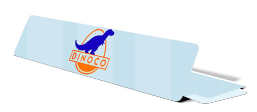 Plaque d'Immatriculation Décorative Dinoco