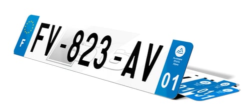 Plaque d'Immatriculation Décorative Audi S6