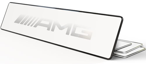 Plaque immatriculation Mercedes AMG