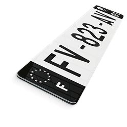 Plaque côtés noires