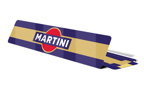 Plaque d'Immatriculation Décorative Martini
