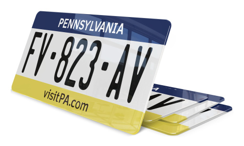 Plaque immatriculation Pennsylvanie USA 30x15