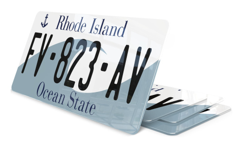 Plaque immatriculation Rhode Island USA 30x15