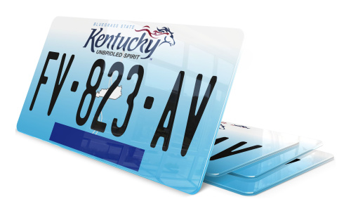 Plaque immatriculation Kentucky USA 30x15