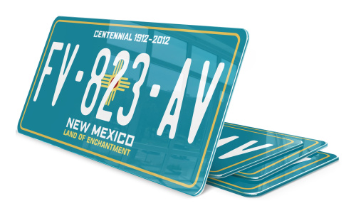 Plaque immatriculation Nouveau Mexique USA 30x15