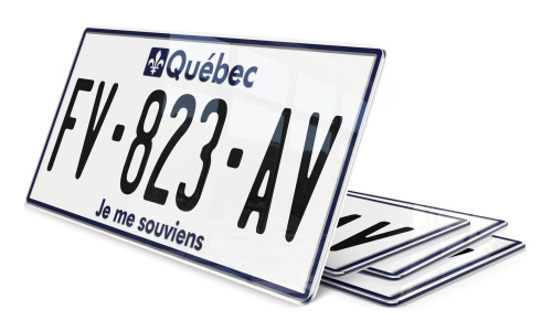 Plaque immatriculation Quebec 1 USA 30x15