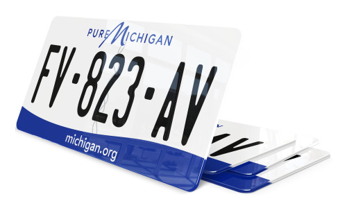 Plaque immatriculation Michigan USA 30x15