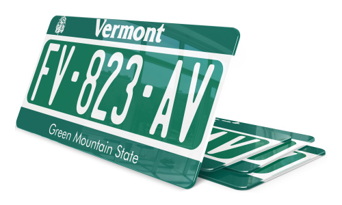 Plaque immatriculation Vermont USA 30x15