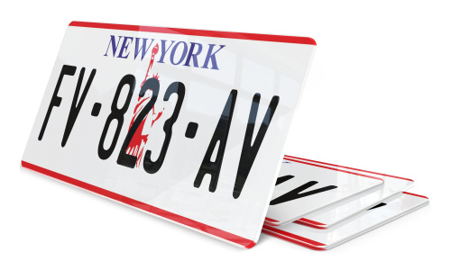 Plaque immatriculation New York USA 30x15cm