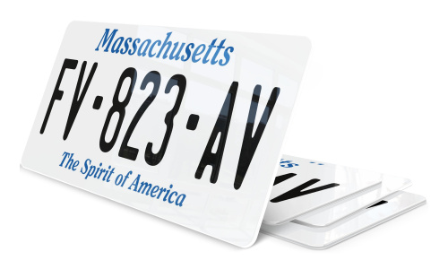 Plaque immatriculation Massachusetts The Spirit Of America USA 30x15