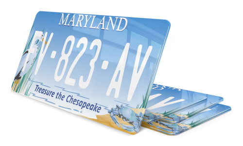 Plaque immatriculation Maryland 2 USA 30x15
